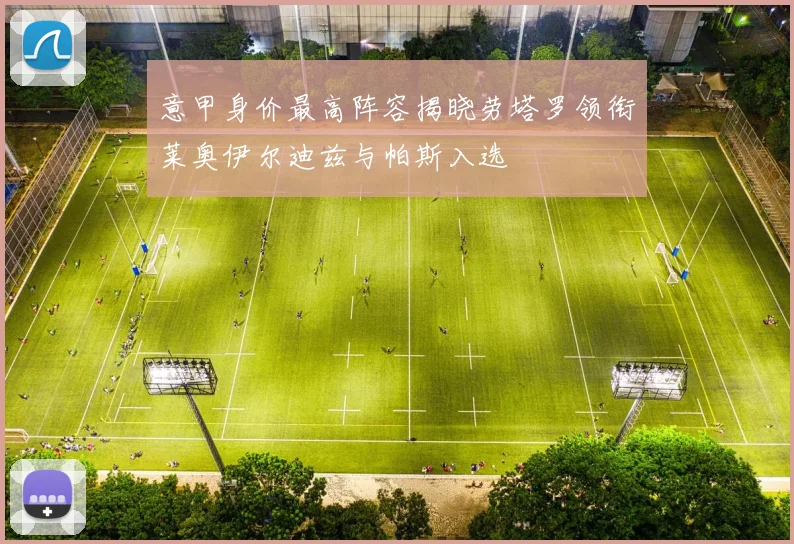 意甲身价最高阵容揭晓劳塔罗领衔莱奥伊尔迪兹与帕斯入选